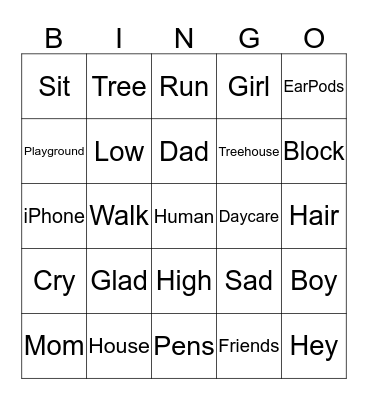 Silja Viderø Nysted Bingo Card
