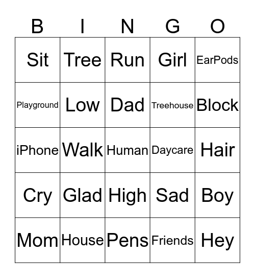 Silja Viderø Nysted Bingo Card