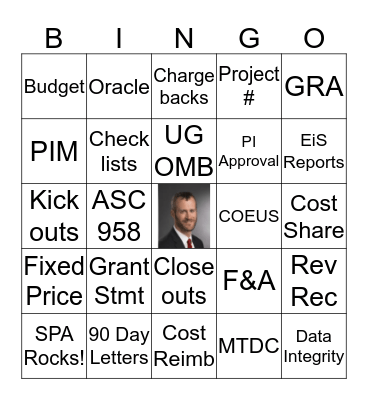 SPA Silent Bingo! Bingo Card