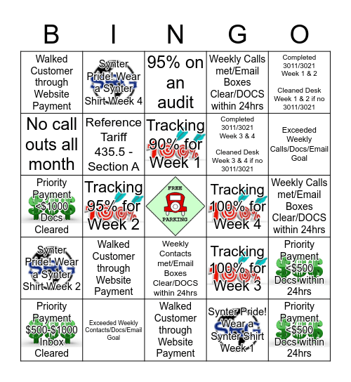 FedEx 3rd Party - BINGO Card