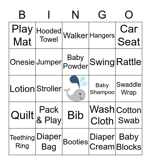 BABY MORAN Bingo Card