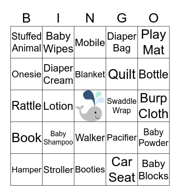 BABY MORAN Bingo Card