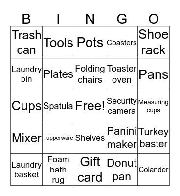 Boulton Bingo!  Bingo Card