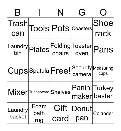 Boulton Bingo!  Bingo Card