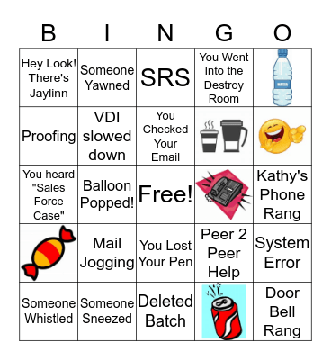 CHECKALT BINGO Card