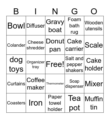 Boulton Bingo!  Bingo Card