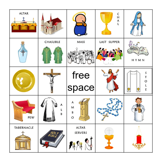 ST. MARY MAGDALEN Bingo Card