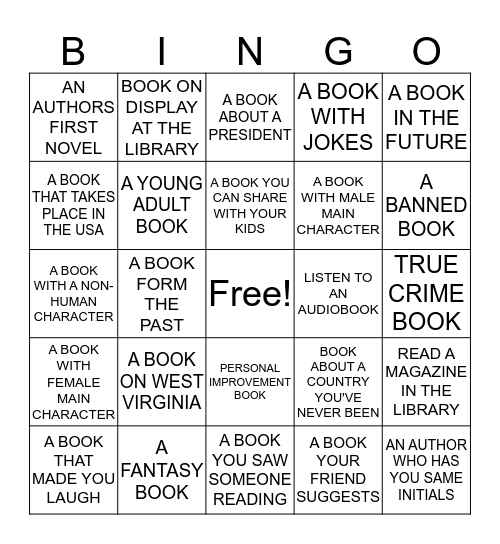 BOOK-IT-BINGO Card