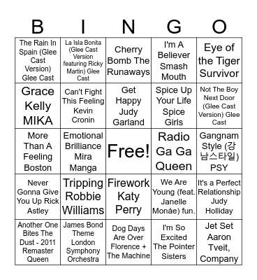 Northstar Bingo Card