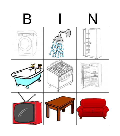 MÖBEL Bingo Card