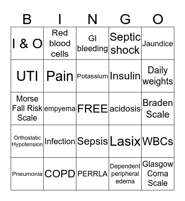 Foundations  Bingo Card