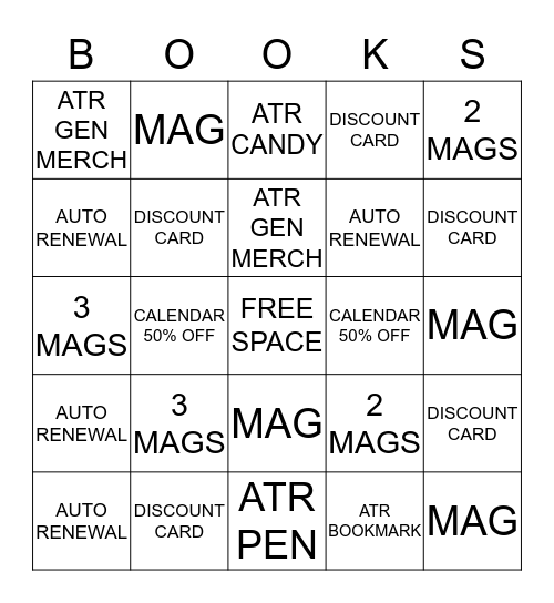Let Me Buy Books!!  Bingo Card