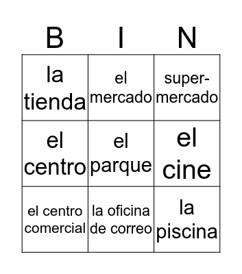La ciudad Bingo Card