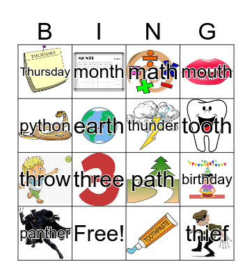 /th/ bingo Card