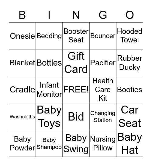 Bouncy Bubbly Kennedy Bingo Card
