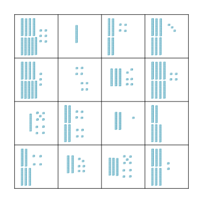 Place Value Bingo Card