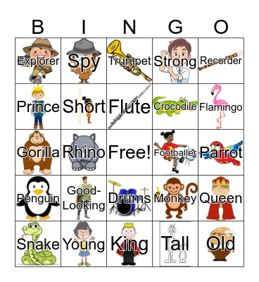 Rooftops 2 Bingo Card