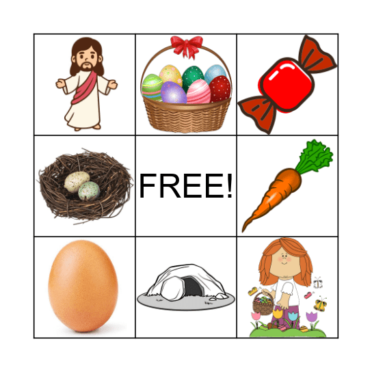 Easter Bingo Card