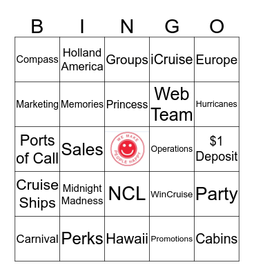 2019 WMPH Family Picnic Bingo Card