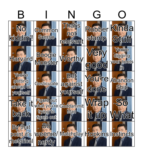 Lingo Bingo Card