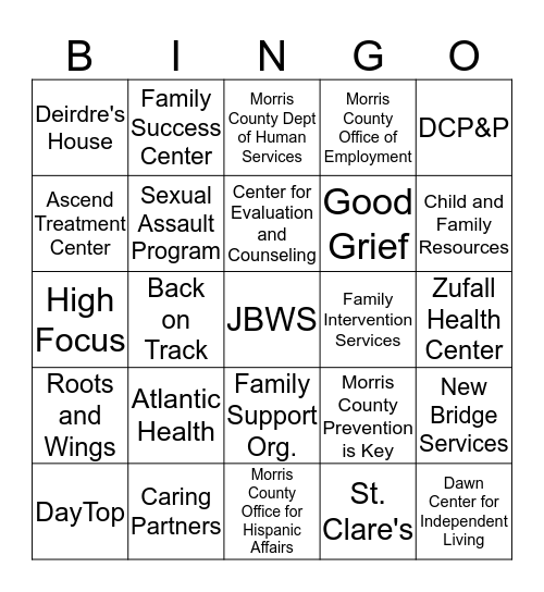 GAME OF LIFE - DEIRDRE'S HOUSE Bingo Card