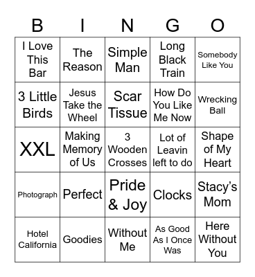 BINGO 126 Bingo Card
