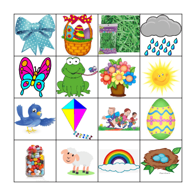 EASTER/SPRING BINGO Card