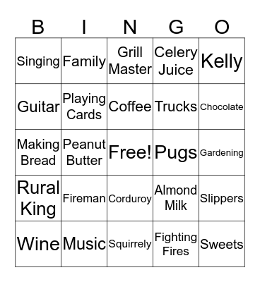 Happy Birthday!  Bingo Card