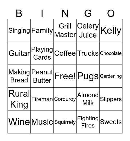 Happy Birthday!  Bingo Card