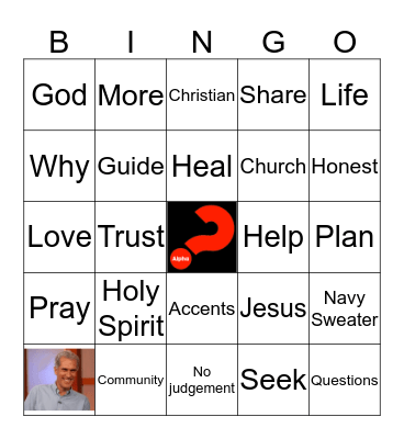 Alpha Bingo Card