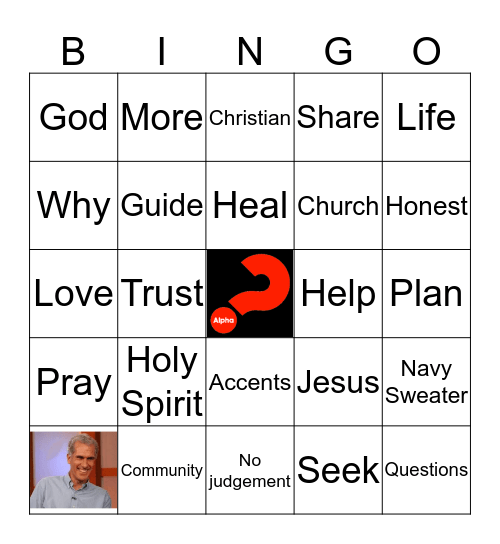 Alpha Bingo Card