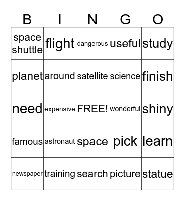 Reading Level 3 Bingo Card