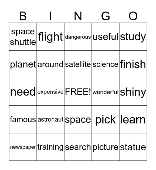 Reading Level 3 Bingo Card