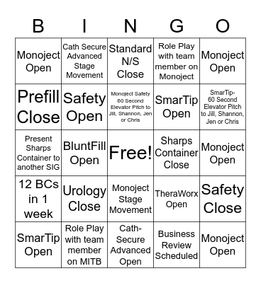 FY19 - Who's going to raise the Cup? Bingo Card