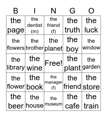 ejercicio 1.3 Bingo Card