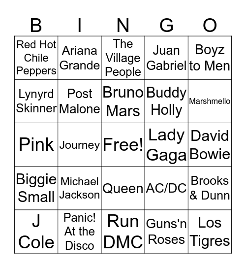 NMASFAA Bingo Card