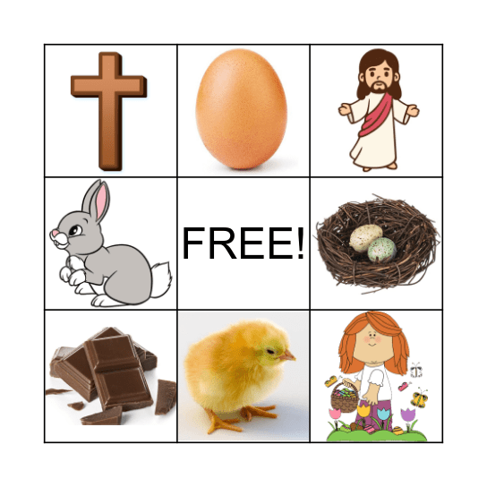 Easter Bingo Card