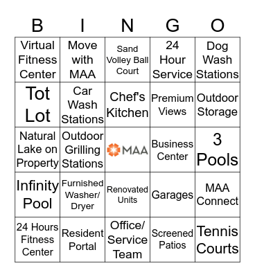 Selling Value  Bingo Card