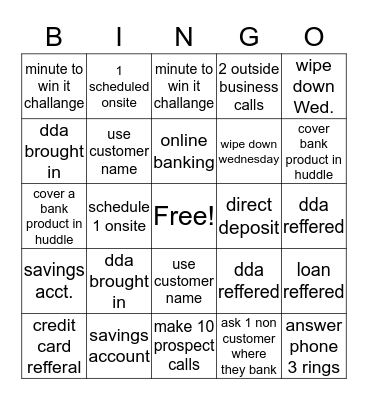 JUST FOR FUN Bingo Card