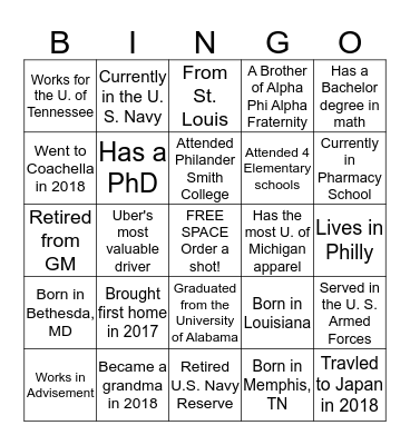 May the FOURTH be with you Bingo Card