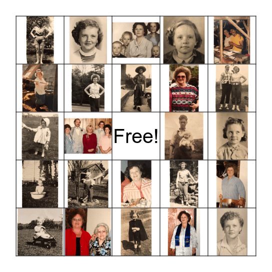 80 Years Awesome Bingo Card