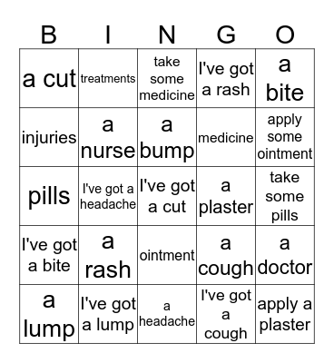 What do you like to do? Bingo Card