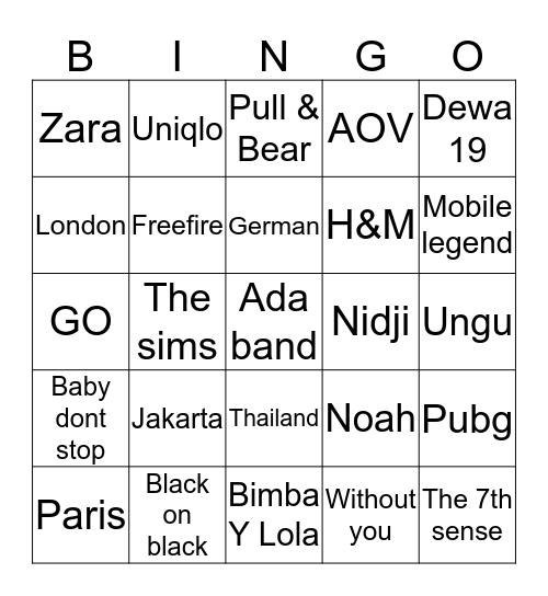 P0DCASTinc Bingo Card