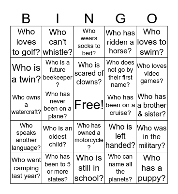 Adrian & Benjamin's Wedding Shower Fiesta Bingo Card