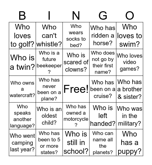 Adrian & Benjamin's Wedding Shower Fiesta Bingo Card