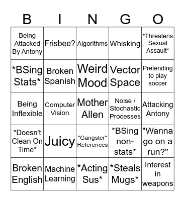 John Bingo Card