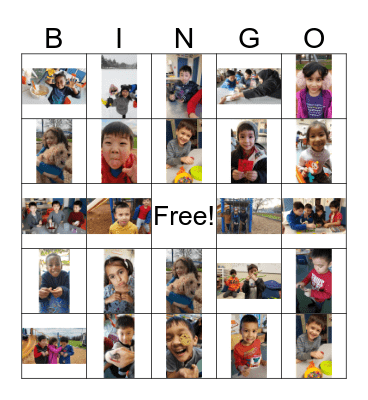 Blundell Kids Connections - BINGO!!! Bingo Card