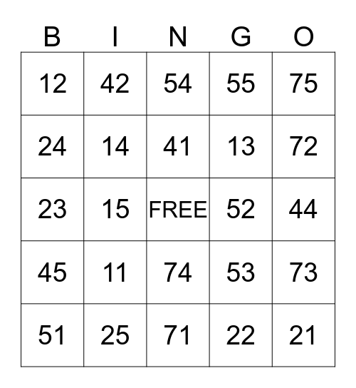 MARZO_PRIMERO Bingo Card