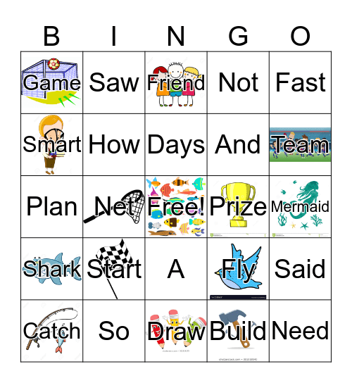 How To Catch A Mermaid Bingo! Bingo Card