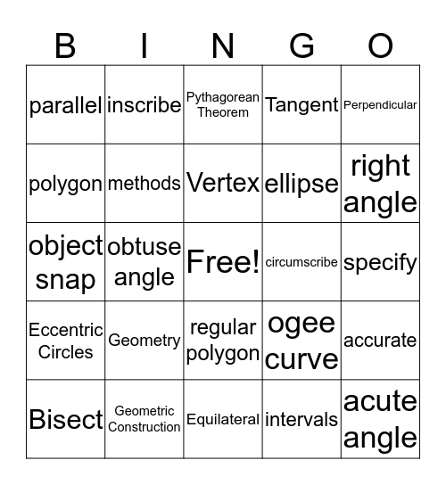 Ch 5 Vocabulary Tech Design  Bingo Card